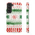 Watercolor Christmas Knitting - Impact Resistant Phone Case Samsung Galaxy S22 Glossy